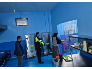 Dukung Program MBG, Kapolsek Cangkuang Tinjau Operasional SPPG Cangkuang 2