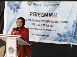 Resmikan SPPG Bontang Utara 05, Wali Kota: Satu Dapur Serap 47 Tenaga Kerja, Tekan Pengangguran dan Stunting